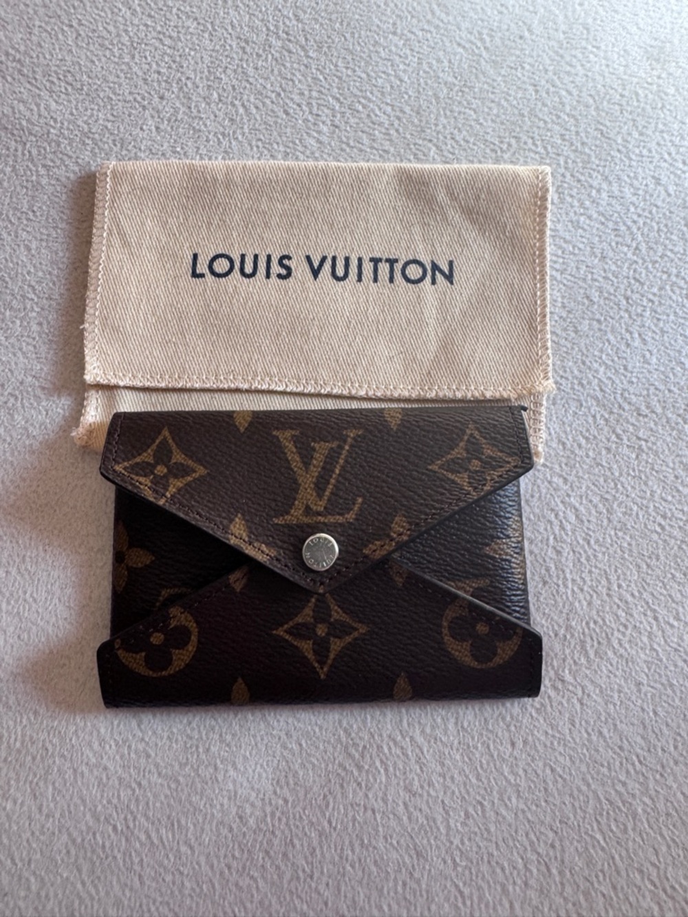 Louis Vuitton Kirigami Card Holder in Sari Red